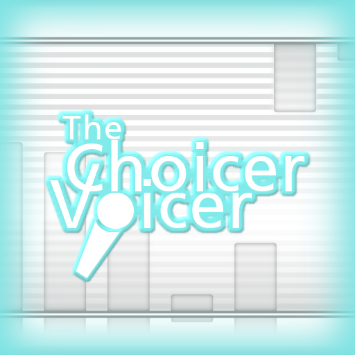 The Choicer Voicer game cover art with microphone title